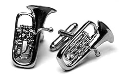 Euphonium tuba cufflinks for sale  Delivered anywhere in UK