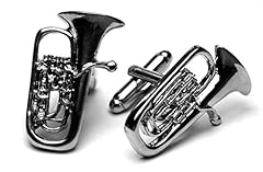 Euphonium tuba cufflinks for sale  Delivered anywhere in UK