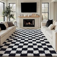 Purecozy checkered rug for sale  Delivered anywhere in USA 