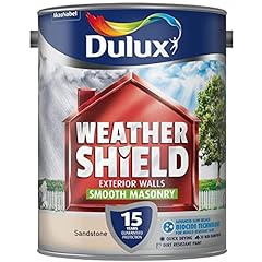 Dulux Paints 5 Litre Weathershield Smooth Masonry Sandstone for sale  Delivered anywhere in UK