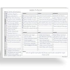 Weekly list notepad for sale  Delivered anywhere in USA 