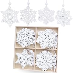 Pieces white snowflakes for sale  Delivered anywhere in USA 