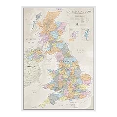 Map classic wall for sale  Delivered anywhere in UK