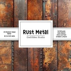 Rust metal scrapbook for sale  Delivered anywhere in USA 