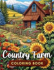 Country farm coloring for sale  Delivered anywhere in USA 