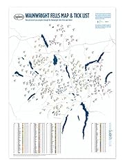 Wainwright fells map for sale  Delivered anywhere in UK