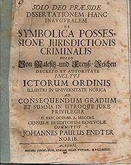 Juristische inaugural disserta gebraucht kaufen  Wird an jeden Ort in Deutschland