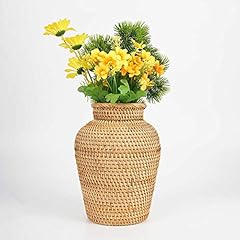 Rattan vase country for sale  Delivered anywhere in USA 
