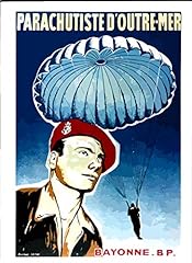 1er RPIMa Bayonne Militaire Parachutiste Affiche Poster d'occasion  Livré partout en France
