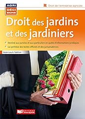 Droit jardins jardiniers d'occasion  Livré partout en France