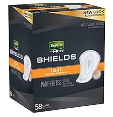 Dependsmen incontinence shield for sale  Delivered anywhere in USA 