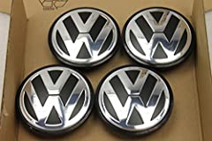 Used, Set of 4 Wheel Hub Covers for Alloy Wheels FA1874 Volkswagen for sale  Delivered anywhere in UK