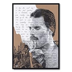 Freddie mercury portrait for sale  Delivered anywhere in UK