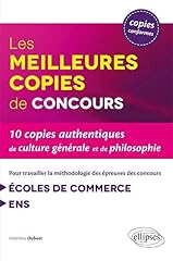 Meilleures copies concours d'occasion  Livré partout en France