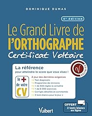 Grand livre orthographe d'occasion  Livré partout en France