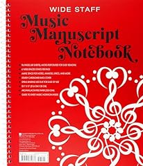 Music manuscript notebook for sale  Delivered anywhere in USA 