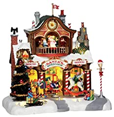 Lemax 35558 SANTA'S WORKSHOP Lighted Building Animated for sale  Delivered anywhere in USA 