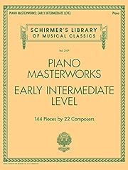 Piano masterworks schirmer for sale  Delivered anywhere in UK