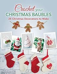 Crochet christmas baubles for sale  Delivered anywhere in UK