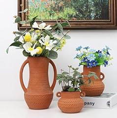 Terracotta vases sets for sale  Delivered anywhere in USA 