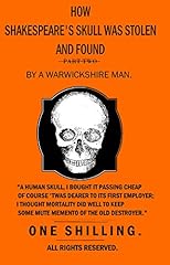 Shakespeare skull stolen for sale  Delivered anywhere in UK