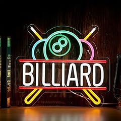 Billiards neon sign for sale  Delivered anywhere in USA 