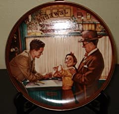 Norman rockwell plate for sale  Delivered anywhere in USA 