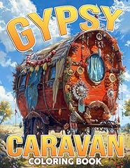 Gypsy caravan coloring for sale  Delivered anywhere in UK