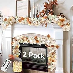 Neutral fall garland for sale  Delivered anywhere in USA 