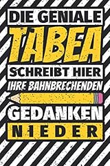 Notizbuch liniert tabea gebraucht kaufen  Wird an jeden Ort in Deutschland