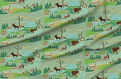 Spoonflower fabric woodland for sale  Delivered anywhere in USA 