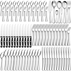 Pieces silverware set for sale  Delivered anywhere in USA 