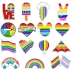 Yueser rainbow brooches for sale  Delivered anywhere in Ireland