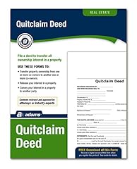 Adams quitclaim deed for sale  Delivered anywhere in USA 