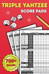 Triple yahtzee score d'occasion  Livré partout en Belgiqu