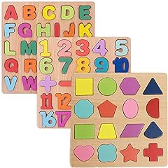 Wooden puzzles toddlers for sale  Delivered anywhere in USA 