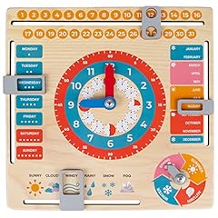 Calendario orologio legno usato  Spedito ovunque in Italia 