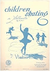 Children skating silhouette for sale  Delivered anywhere in USA 