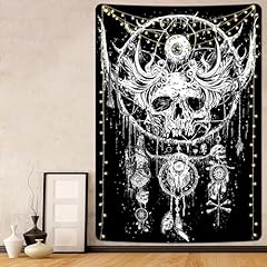 Alishomtll skull tapestry for sale  Delivered anywhere in UK
