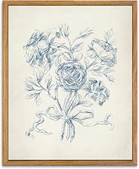 Kbkbart framed floral for sale  Delivered anywhere in USA 