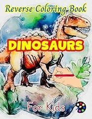 Dinosaurs reverse coloring d'occasion  Livré partout en France