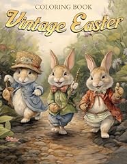 Vintage easter coloring for sale  Delivered anywhere in Ireland
