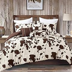 Rustic cowhide brown for sale  Delivered anywhere in USA 