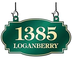 Hanging address sign for sale  Delivered anywhere in USA 