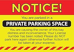 Private parking stickers for sale  Delivered anywhere in UK