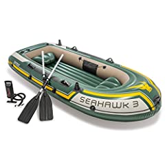 Intex Seahawk 3, 3-Person Inflatable Boat Set with for sale  Delivered anywhere in USA 