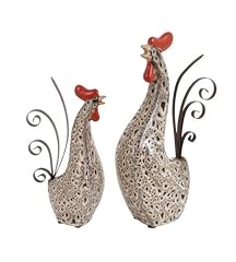 Deco ceramic rooster for sale  Delivered anywhere in USA 