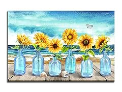 Sunflower vase wall for sale  Delivered anywhere in USA 