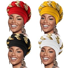 Pcs african turban for sale  Delivered anywhere in USA 
