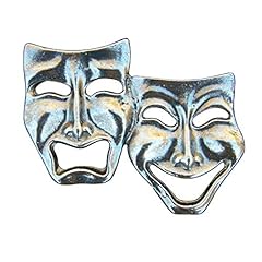 Theatrical masks brooch for sale  Delivered anywhere in UK